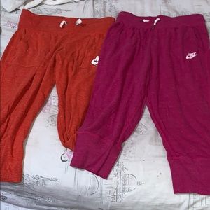 Bundle of Girls Nike Crop Sweats